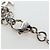 Collana CHANEL COCO Metallo Argento CC Auth 196476SAM - vista 13