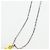 Collana CHANEL COCO Metallo Argento CC Auth 196476SAM - vista 5