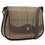 Borsa a tracolla Burberrys Nova Check Canvas Beige Tono Oro Auth BA14931A