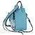 Borsa a mano LOEWE Hammock Flower in pelle Azzurro Auth 196827SAM Blu chiaro