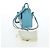 Borsa a mano LOEWE Hammock Flower in pelle Azzurro Auth 196827SAM Blu chiaro - vista 12