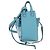 Borsa a mano LOEWE Hammock Flower in pelle Azzurro Auth 196827SAM Blu chiaro - vista 13