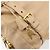 Borsa Tote PRADA Vittero Dino Leather Beige Gold Auth 194855A D'oro - vista 18