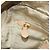 Borsa Tote PRADA Vittero Dino Leather Beige Gold Auth 194855A D'oro - vista 24