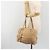 Borsa Tote PRADA Vittero Dino Leather Beige Gold Auth 194855A D'oro - vista 27