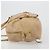 Borsa Tote PRADA Vittero Dino Leather Beige Gold Auth 194855A D'oro - vista 4