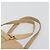 Borsa Tote PRADA Vittero Dino Leather Beige Gold Auth 194855A D'oro - vista 8