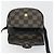 Pequin Borsa a tracolla FENDI Pecan Canvas PVC Nero Marrone Auth 196716 - vista 18