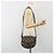 Pequin Borsa a tracolla FENDI Pecan Canvas PVC Nero Marrone Auth 196716 - vista 23