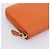 Cartera larga PRADA de piel Orange Gold Auth 198764A Dorado Naranja - vista 14