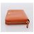 Cartera larga PRADA de piel Orange Gold Auth 198764A Dorado Naranja - vista 3