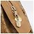 Céline Borsa a mano CELINE Macadam Canvas PVC Beige Gold Auth 197461 D'oro - vista 10