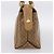 Céline Borsa a mano CELINE Macadam Canvas PVC Beige Gold Auth 197461 D'oro - vista 4