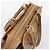 Céline Borsa a mano CELINE Macadam Canvas PVC Beige Gold Auth 197461 D'oro - vista 6