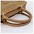 Céline Borsa a mano CELINE Macadam Canvas PVC Beige Gold Auth 197461 D'oro - vista 7