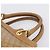 Céline Borsa a mano CELINE Macadam Canvas PVC Beige Gold Auth 197461 D'oro - vista 8