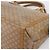 Céline Borsa a mano CELINE Macadam Canvas PVC Beige Gold Auth 197461 D'oro - vista 9