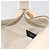 Hermès HERMES Brid A Borsa a Mano Nera Canvas Pelle Beige Silver Auth 196626M Argento - vista 21