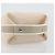 Hermès HERMES Brid A Borsa a Mano Nera Canvas Pelle Beige Silver Auth 196626M Argento - vista 7