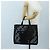 Bolso Tote PRADA de lunares en malla negra auténtico BA14815M Negro - vista 27