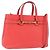 Borsa a mano GUCCI in pelle 2way Rosso Oro 319795 Auth 198375V D'oro