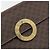 Céline Borsa a tracolla circolare CELINE Macadam Canvas PVC Pelle Marrone Oro Auth 197510A D'oro - vista 17