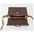 Céline Borsa a tracolla circolare CELINE Macadam Canvas PVC Pelle Marrone Oro Auth 197510A D'oro - vista 18