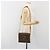Céline Borsa a tracolla circolare CELINE Macadam Canvas PVC Pelle Marrone Oro Auth 197510A D'oro - vista 24