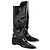 Botas Tod's de charol negro - vista 3