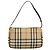 Pouch Accessori BURBERRY Nova Check PVC Leather Beige Silver Auth 198675A Argento - vista 13