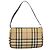 Pouch Accessori BURBERRY Nova Check PVC Leather Beige Silver Auth 198675A Argento - vista 2