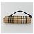 Pouch Accessori BURBERRY Nova Check PVC Leather Beige Silver Auth 198675A Argento - vista 5