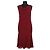 Vestido burdeos Valentino