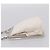 CHANEL Matelasse Chain Shoulder Pouch Lamb Skin White Silver CC Auth 197151M Argento Bianco - vista 3