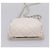 CHANEL Matelasse Chain Shoulder Pouch Lamb Skin White Silver CC Auth 197151M Argento Bianco - vista 5