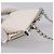 CHANEL Matelasse Chain Shoulder Pouch Lamb Skin White Silver CC Auth 197151M Argento Bianco - vista 6