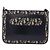 Borsa a tracolla Christian Dior Trotter Canvas Navy Gold Tone Auth 198511A Blu navy - vista 13