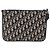 Borsa a tracolla Christian Dior Trotter Canvas Navy Gold Tone Auth 198511A Blu navy - vista 2