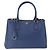 Saffiano Borsa a Mano PRADA Pelle Safiano 2way Blu Oro Auth BA15150V D'oro - vista 13