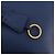 Saffiano Borsa a Mano PRADA Pelle Safiano 2way Blu Oro Auth BA15150V D'oro - vista 19