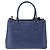 Saffiano Borsa a Mano PRADA Pelle Safiano 2way Blu Oro Auth BA15150V D'oro - vista 2