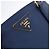 Saffiano Borsa a Mano PRADA Pelle Safiano 2way Blu Oro Auth BA15150V D'oro - vista 20