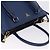 Saffiano Borsa a Mano PRADA Pelle Safiano 2way Blu Oro Auth BA15150V D'oro - vista 6