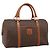 Céline Borsa a mano CELINE Macadam Canvas PVC Leather Brown Gold Auth BA15189A Marrone D'oro