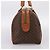 Céline Borsa a mano CELINE Macadam Canvas PVC Leather Brown Gold Auth BA15189A Marrone D'oro - vista 4
