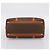 Céline Borsa a mano CELINE Macadam Canvas PVC Leather Brown Gold Auth BA15189A Marrone D'oro - vista 5