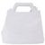 Borsa Salvatore Ferragamo Gancini in pelle 2way White Gold Auth 196350 - vista 2