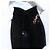 Borsa Salvatore Ferragamo Gancini in pelle 2way White Gold Auth 196350 - vista 20