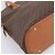 Céline Borsa a mano CELINE Macadam Canvas PVC Leather Brown Gold Auth mr2818 Marrone D'oro - vista 14