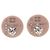 CHANEL Pierce Plastic Pink CC Auth 198812A - Ansicht 2